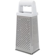 Ralador 4 Faces 22cm De Altura Quadrado Branco Aço Inox Mimo Style